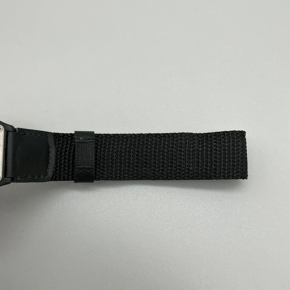 Vintage Casio Forester FT-500 Men Watch 41mm Black Nylon Illuminator New Battery